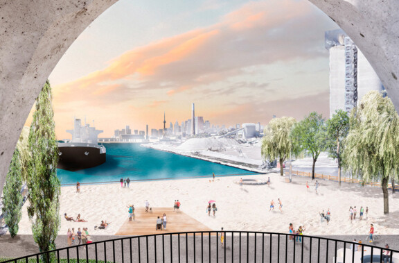 BlogTO : CC+A concevra le Leslie Slip Lookout Park, situé à l’extremité du Port Lands Ship Channel à Toronto