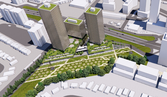 Les concepts développés pour l’ensemble de logements abordables novateurs qui sera construit au 2444 Eglinton Avenue East à Toronto ont été dévoilés
